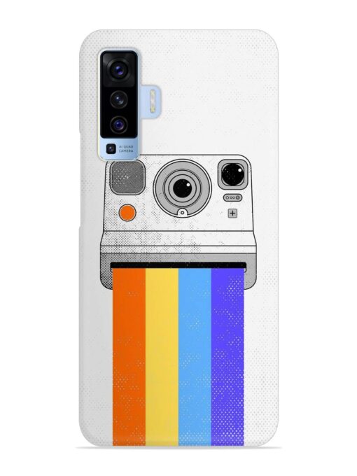 Retro Camera Art Snap Case for Vivo X50 Zapvi