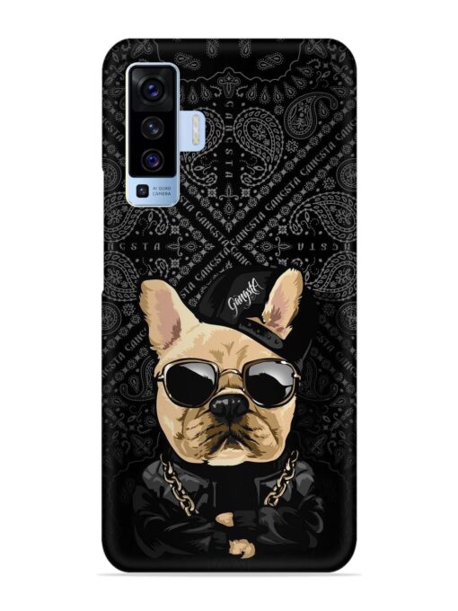 Gangsta Cool Sunglasses Dog Snap Case for Vivo X50 Zapvi