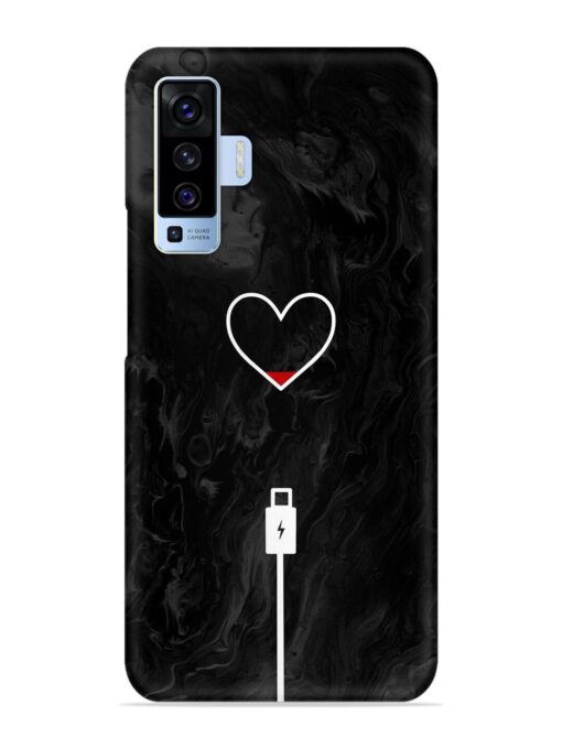 Heart Charging Vector Snap Case for Vivo X50 Zapvi