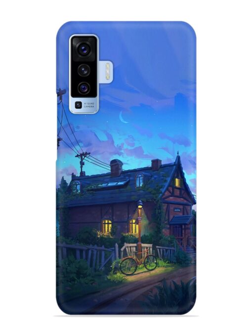 Beautiful Village House Snap Case for Vivo X50 Zapvi