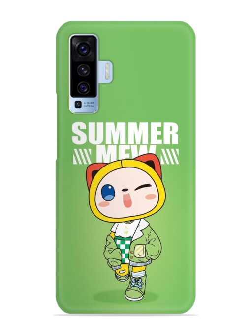 Summer Mew Snap Case for Vivo X50 Zapvi