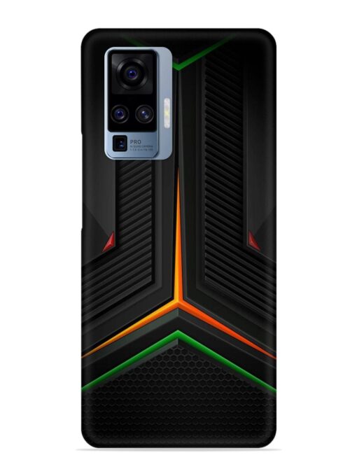 Orange Triangle Light Snap Case for Vivo X50 Pro Zapvi