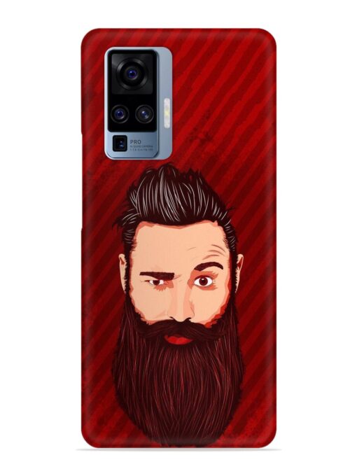 Beardo Man Snap Case for Vivo X50 Pro Zapvi