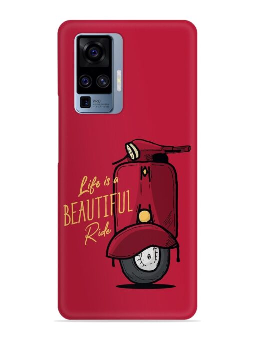 Life Is Beautiful Rides Snap Case for Vivo X50 Pro Zapvi