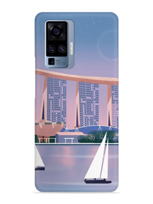 Singapore Scenery Architecture Snap Case for Vivo X50 Pro Zapvi