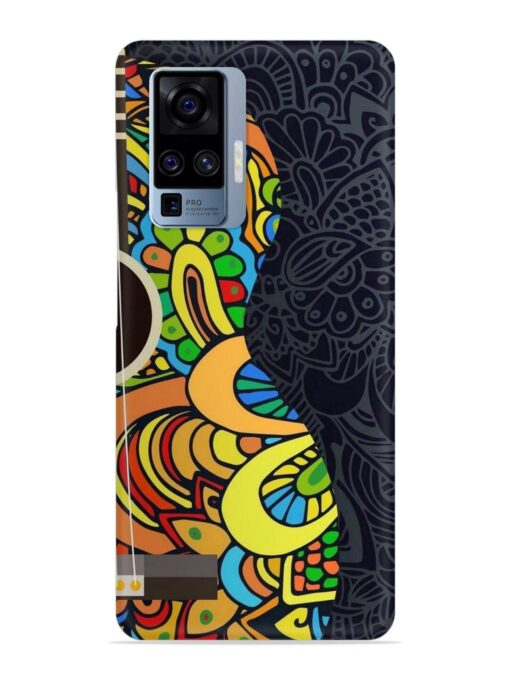 Guitar Vector Art Snap Case for Vivo X50 Pro Zapvi