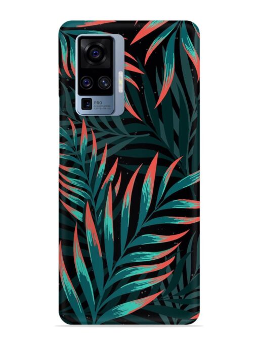 Green Leaf Art Snap Case for Vivo X50 Pro Zapvi