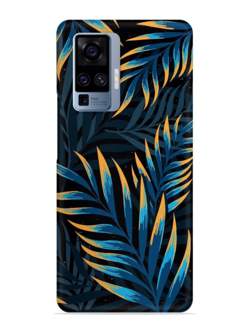 Abstract Leaf Art Snap Case for Vivo X50 Pro Zapvi