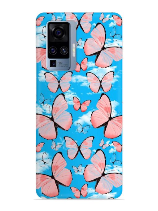 Seamless Pattern Tropical Snap Case for Vivo X50 Pro Zapvi