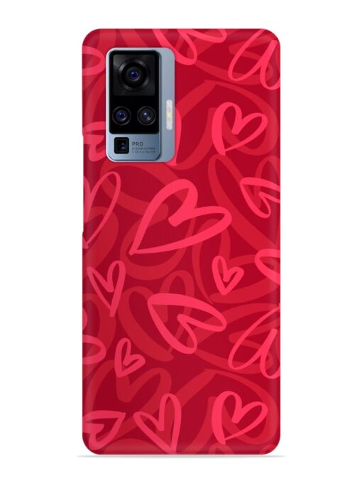 Seamless Romantic Pattern Snap Case for Vivo X50 Pro Zapvi