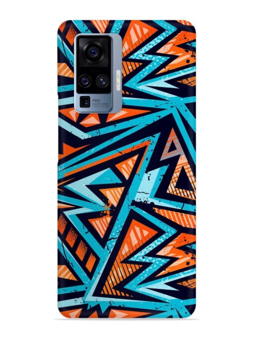 Abstract Seamless Grunge Snap Case for Vivo X50 Pro Zapvi