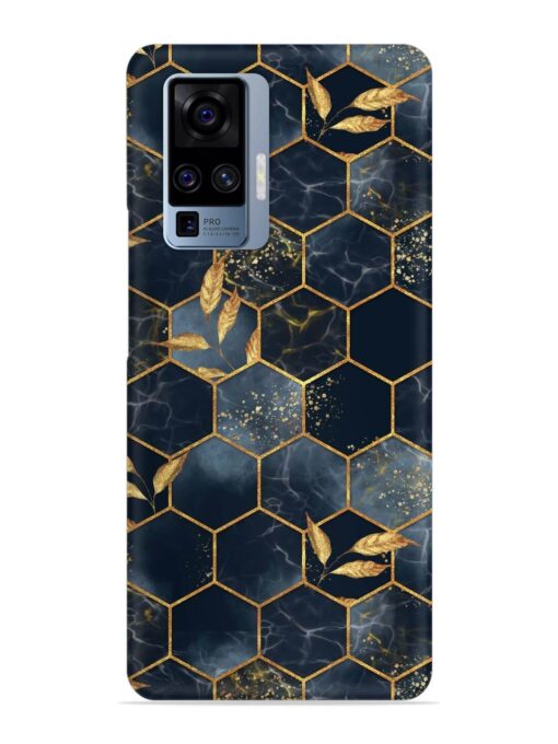 Marble Hexagon Seamless Snap Case for Vivo X50 Pro Zapvi