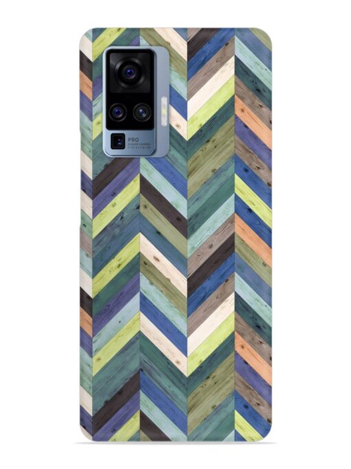 Chevron Random Color Snap Case for Vivo X50 Pro Zapvi