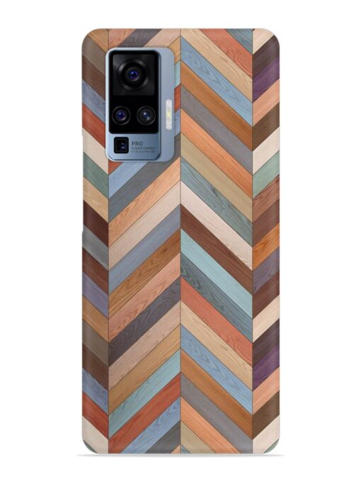 Seamless Wood Parquet Snap Case for Vivo X50 Pro Zapvi