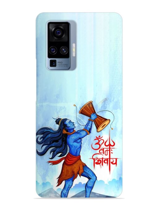 Illustration Lord Shiva Snap Case for Vivo X50 Pro Zapvi