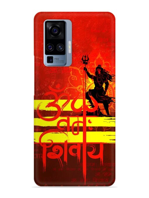 Illustration Lord Shiva Snap Case for Vivo X50 Pro Zapvi