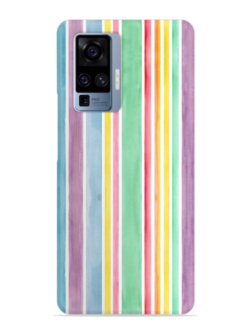 Hand Drawn Watercolor Snap Case for Vivo X50 Pro Zapvi