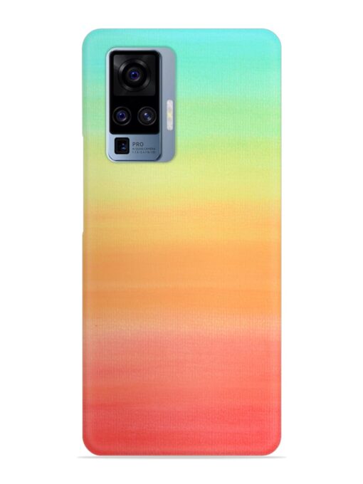 Background Sky Watercolor Snap Case for Vivo X50 Pro Zapvi