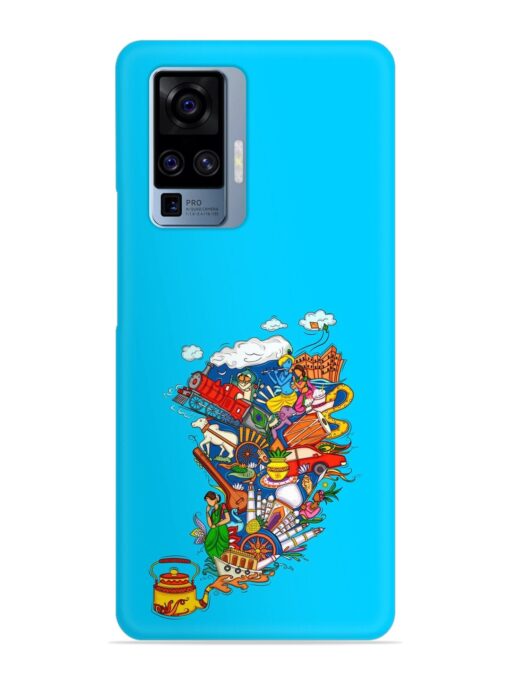 Vector Design Indian Snap Case for Vivo X50 Pro Zapvi