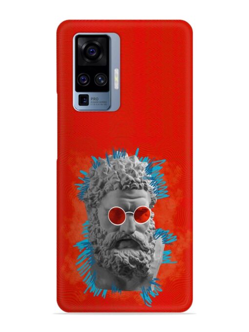 Contemporary Art Concept Snap Case for Vivo X50 Pro Zapvi