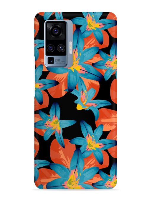 Philippine Flowers Seamless Snap Case for Vivo X50 Pro Zapvi