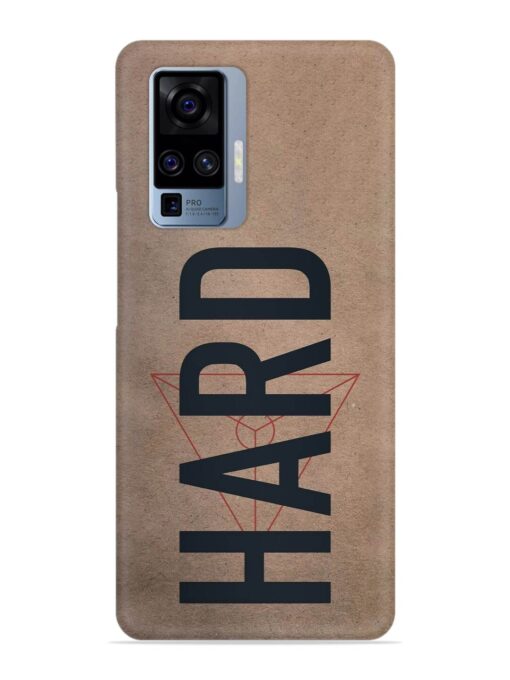 Hard Typo Snap Case for Vivo X50 Pro Zapvi