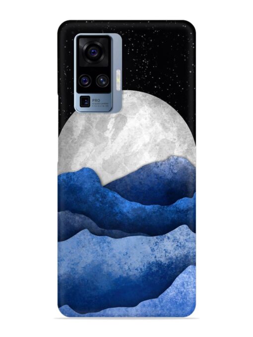 Full Moon Mountain Vector Snap Case for Vivo X50 Pro Zapvi