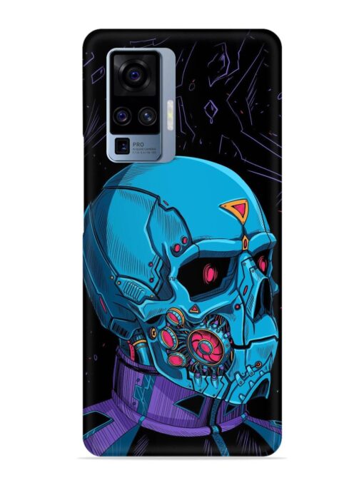 Skull Robo Vector Snap Case for Vivo X50 Pro Zapvi