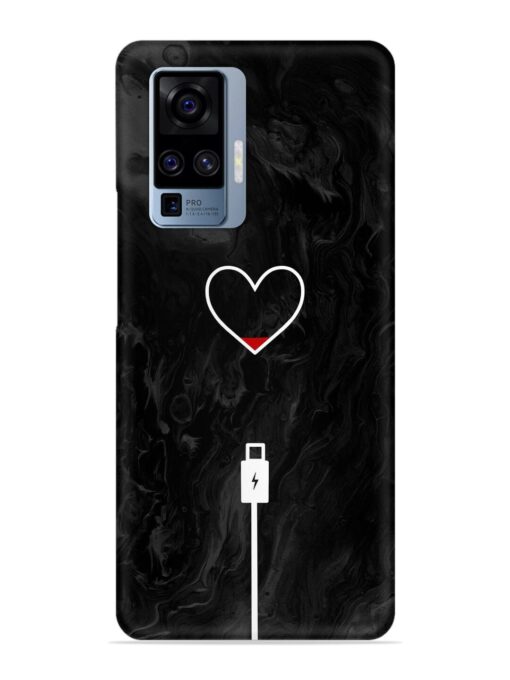 Heart Charging Vector Snap Case for Vivo X50 Pro Zapvi