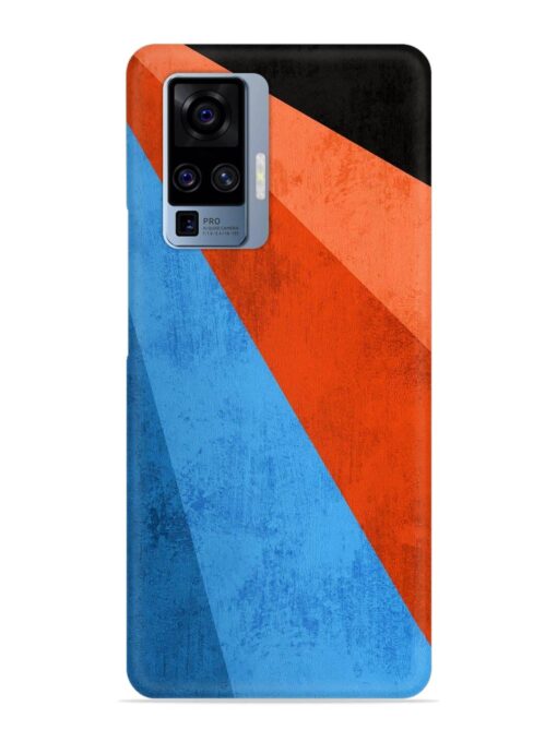 Modern Matte Abstract Snap Case for Vivo X50 Pro Zapvi