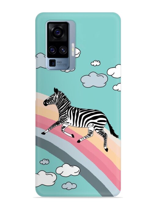 Running Zebra Snap Case for Vivo X50 Pro Zapvi