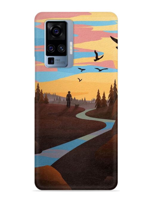 Natural Landscape Art Snap Case for Vivo X50 Pro Zapvi