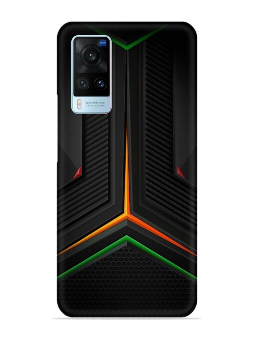 Orange Triangle Light Snap Case for Vivo X60 Zapvi