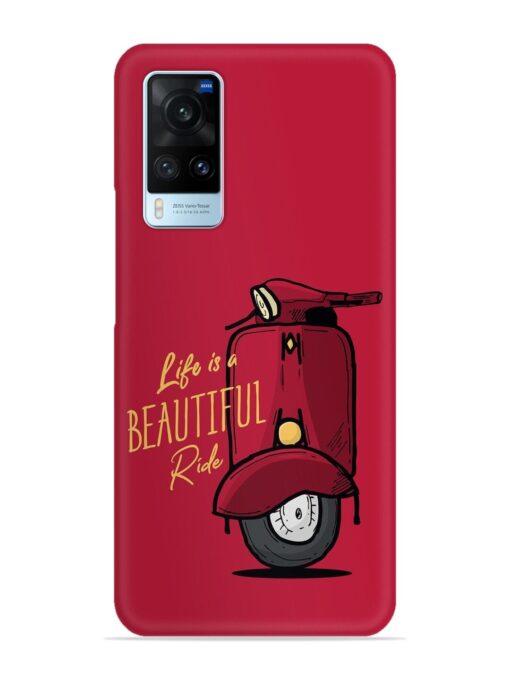 Life Is Beautiful Rides Snap Case for Vivo X60 Zapvi