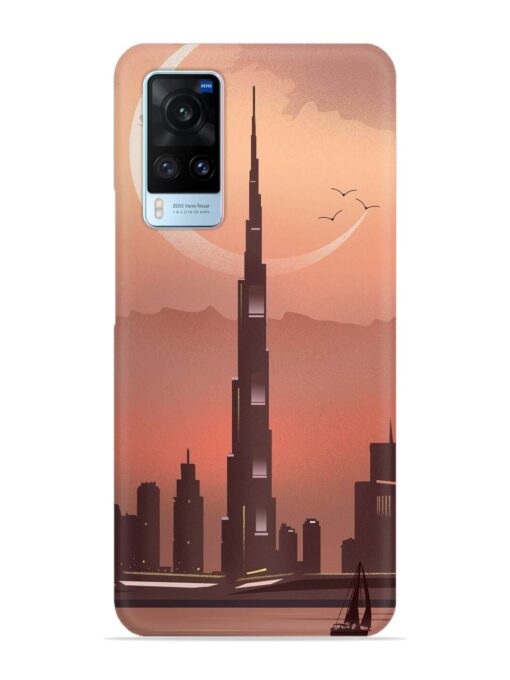 Landmark Burj Khalifa Snap Case for Vivo X60 Zapvi