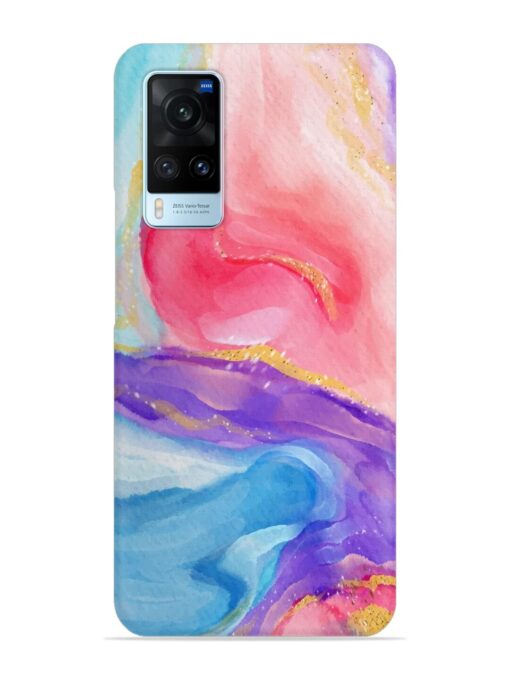 Watercolor Gradient Snap Case for Vivo X60 Zapvi