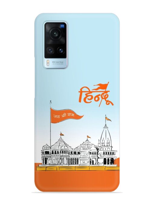 Ram Mandir Hindu Snap Case for Vivo X60