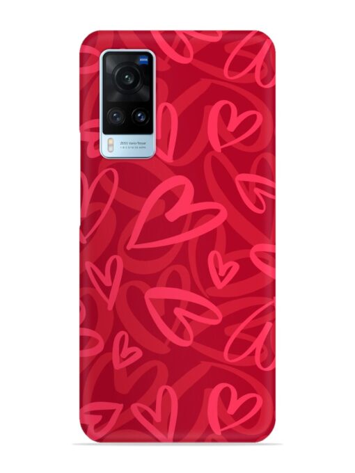 Seamless Romantic Pattern Snap Case for Vivo X60