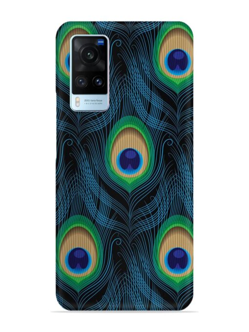 Seamless Pattern Peacock Snap Case for Vivo X60