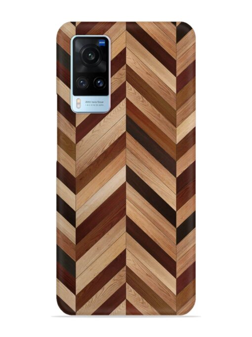 Seamless Wood Parquet Snap Case for Vivo X60