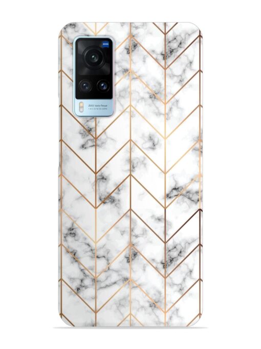 Vector Marble Texture Snap Case for Vivo X60 Zapvi