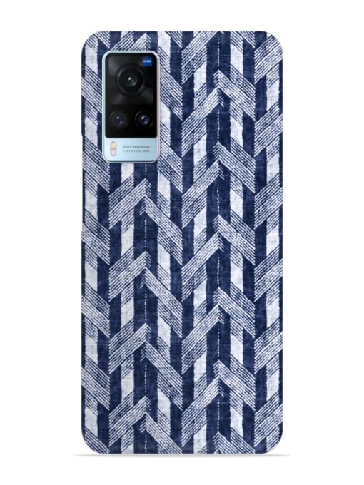 Abstract Herringbone Motif Snap Case for Vivo X60 Zapvi