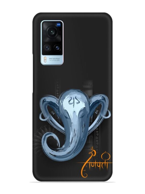 Illustration Lord Ganpati Snap Case for Vivo X60 Zapvi