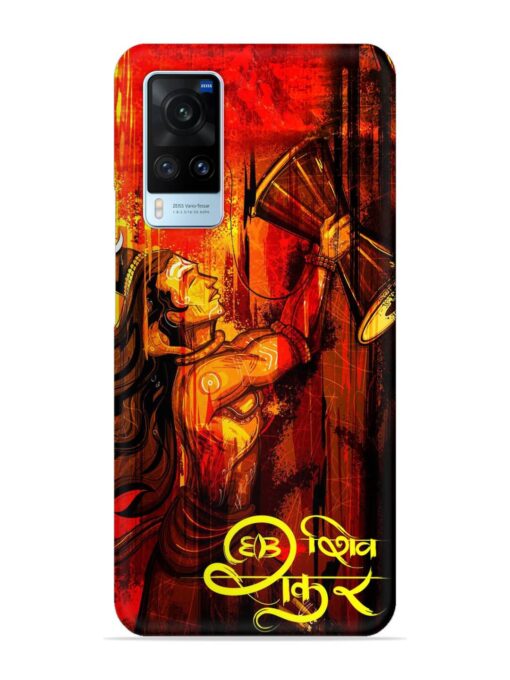 Illustration Lord Shiva Snap Case for Vivo X60 Zapvi