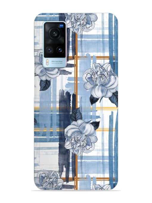 Watercolor Pattern Rose Snap Case for Vivo X60 Zapvi