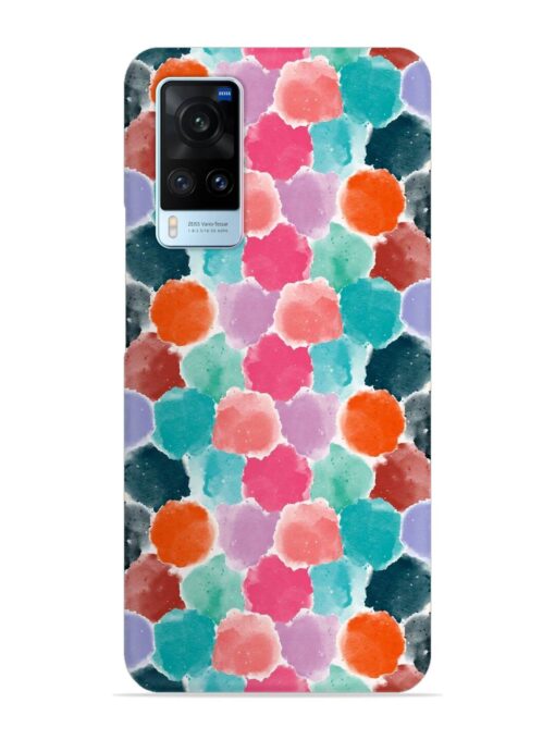 Colorful Seamless Pattern Snap Case for Vivo X60