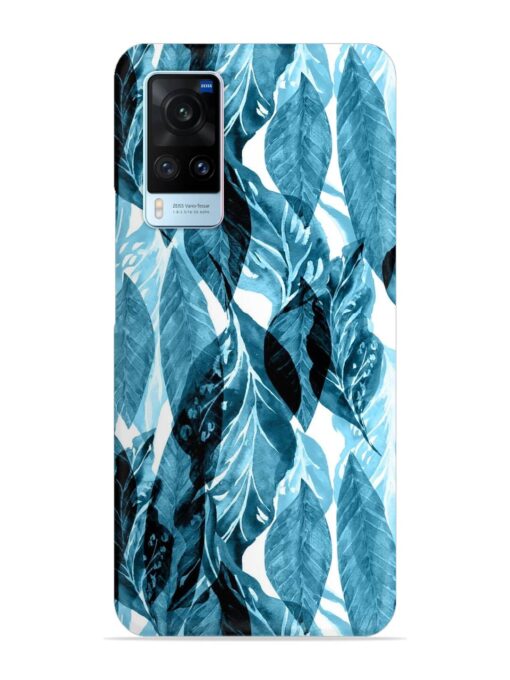 Leaves Pattern Jungle Snap Case for Vivo X60 Zapvi