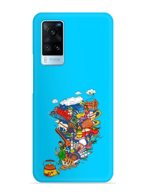 Vector Design Indian Snap Case for Vivo X60 Zapvi