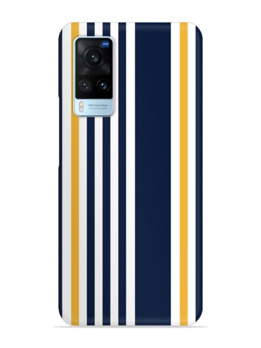 Seamless Stripe Pattern Snap Case for Vivo X60