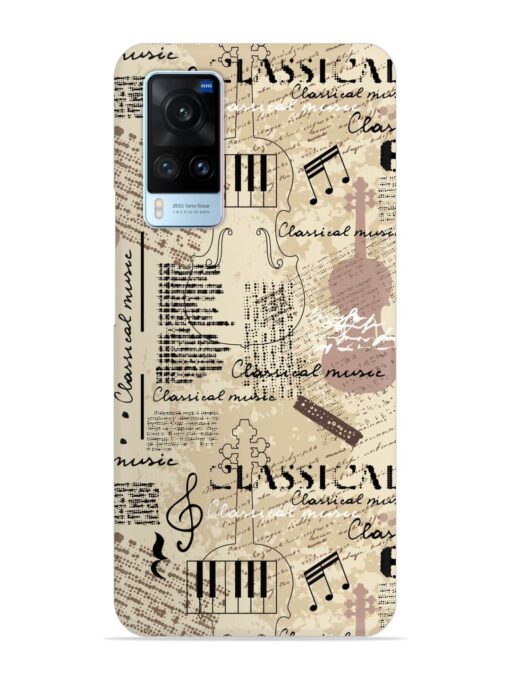 Classical Music Lpattern Snap Case for Vivo X60